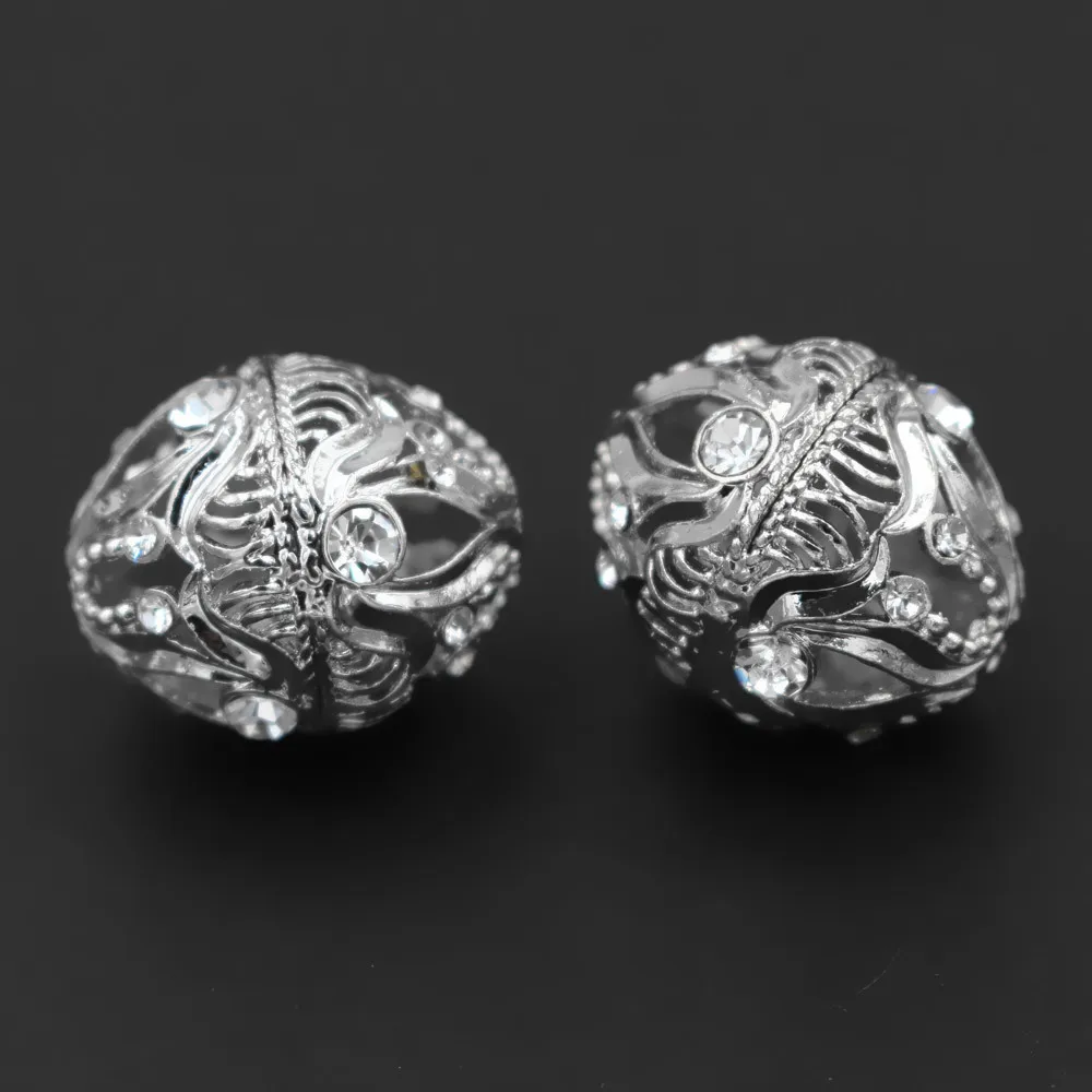 

Бусины-разделители металлические, с кристаллами, для мужчин и женщин, 10 шт.