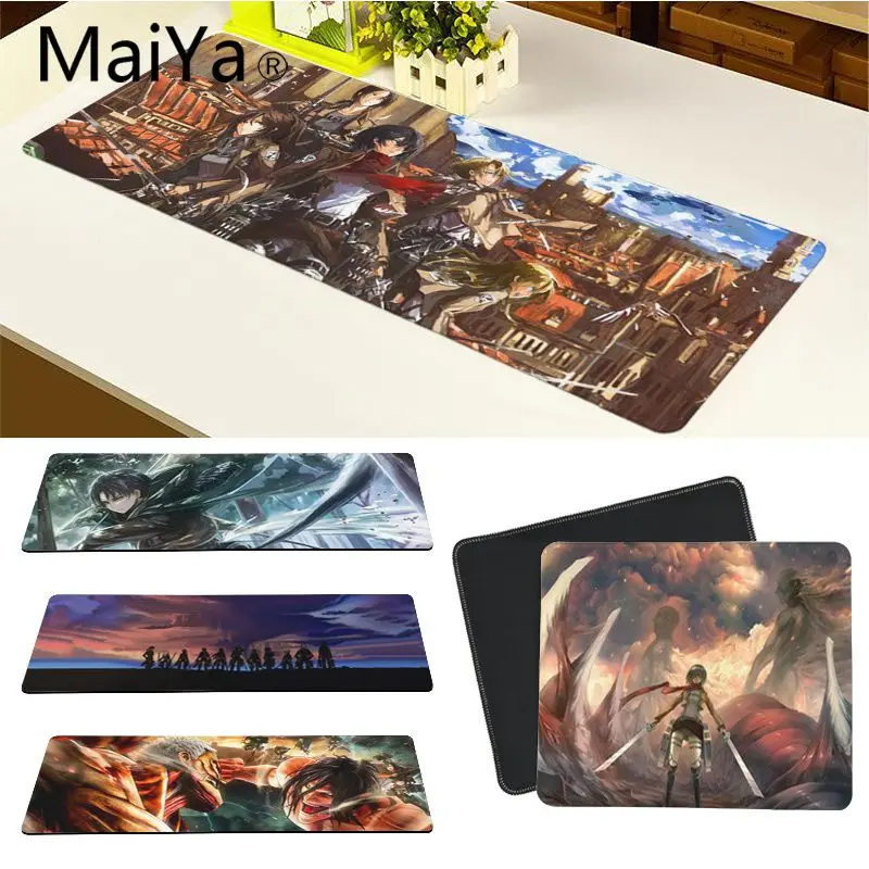 Maiya высокое качество атака на Титанов DIY дизайн игровой с узором коврик для мыши