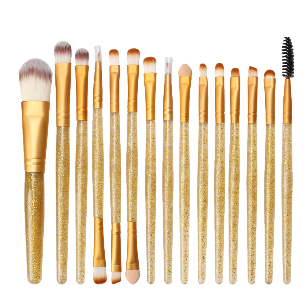 

15PCS Make Up Brushes Beauty Applicator for Foundation Blending