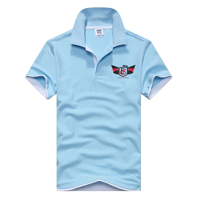 

021 New Arrival Causal Slim Fit Business Formal Wear Polo Shirts High Quantity Print Logo Cotton Blend Clothing Top