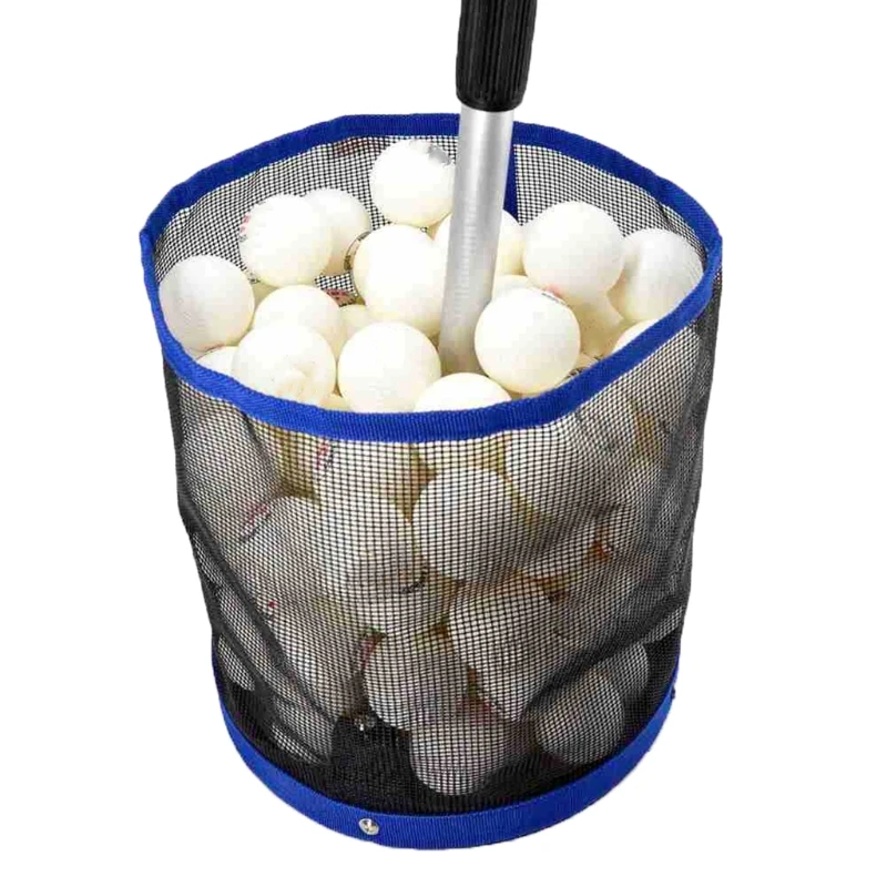 

N58B Pingpong Ball Retriever Container Training Tool Ball Pick Up Net Bag Table Tennis Picker