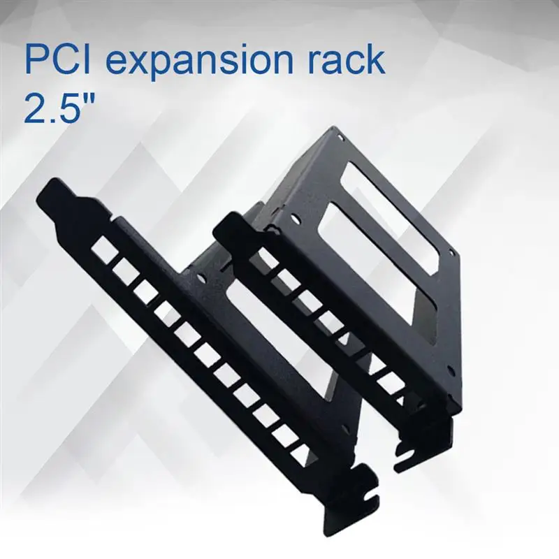 

Metal PCI Slot 2.5 Inch IDE/SATA/SSD/HDD Bracket Hard Drive Adapter Tray for Desktop HIPC Other Users Expand