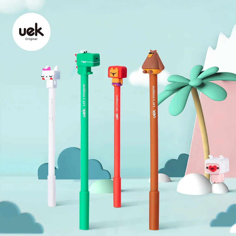 UEK Мультяшные закладки Pad Творческий мягкий силиконовый книжные маркеры