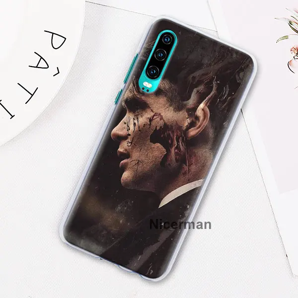 H01 Peaky bliners логотип с крестом Чехлы для huawei P30 P20 Lite P30 Pro P10 P9 Lite P Smart Plus жесткий чехол - Цвет: H01