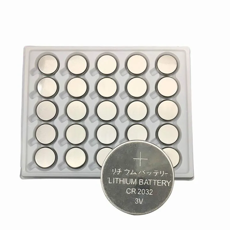 

100Pcs CR2032 Battery Button Cell Coin 3V Lithium Batteries CR 2032 BR2032 DL2032 ECR2032 For Watch Electronic Toy Remote