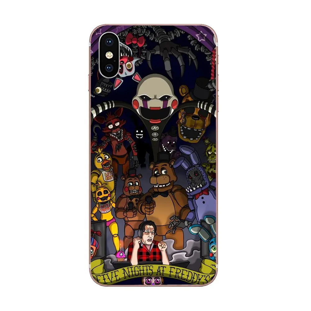 New Five Nights At Freddys Fnaf 2018 Transparent TPU Phone Case Cover For Xiaomi Redmi Note 2 3 3S 4 4A 4X 5 5A 6 6A Pro Plus | Мобильные