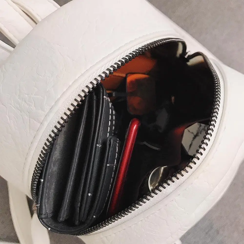 Модный женский однотонный рюкзак в стиле преппи для девочек подростков мини