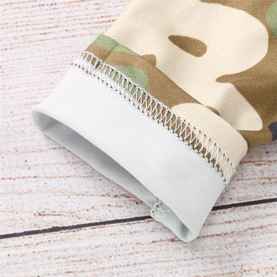 Комплект одежды для маленьких девочек камуфляжный комплект с платьем принцессы