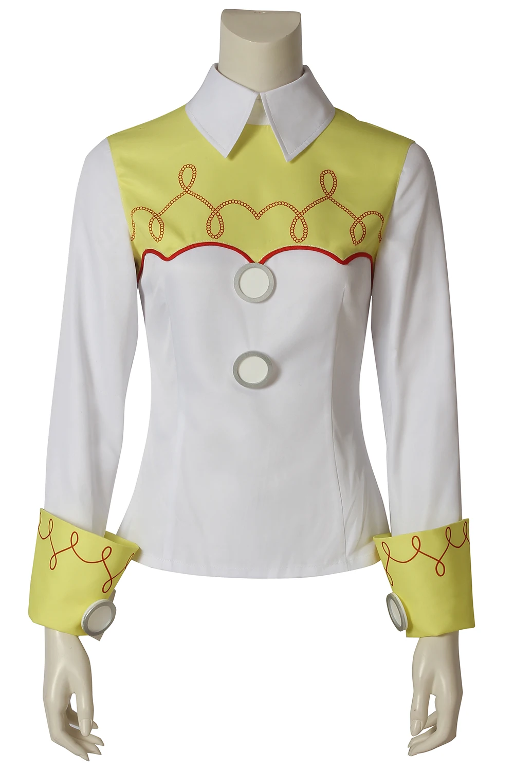 Shirt Only Джесси из истории игрушек, карнавальный костюм на Хэллоуин, вечерние костюмы для косплея, костюм Ковбойши, костюм Джесси, женская одежда с ботинками, шляпа, изготовленная на заказ - Цвет: Shirt Only