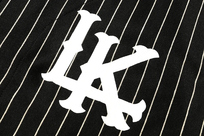 Last Kings Baseball Jersey T-Shirt by Tyga - Unisex Men Women Hip Hop Rap Rock Top - Black White image 4