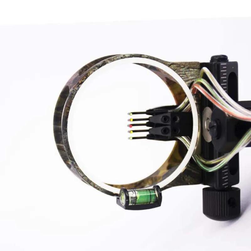 0 019 &quotстрельба из лука соединение лук прицел 5-Pin оптика Отрегулируйте съемный