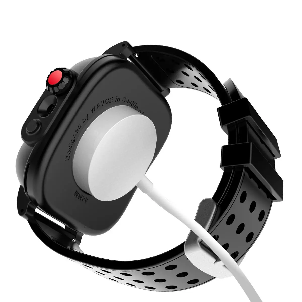 IP68 Водонепроницаемый чехол + ремешок для часов iWatch серии 5 44 мм 40 Броня прочный