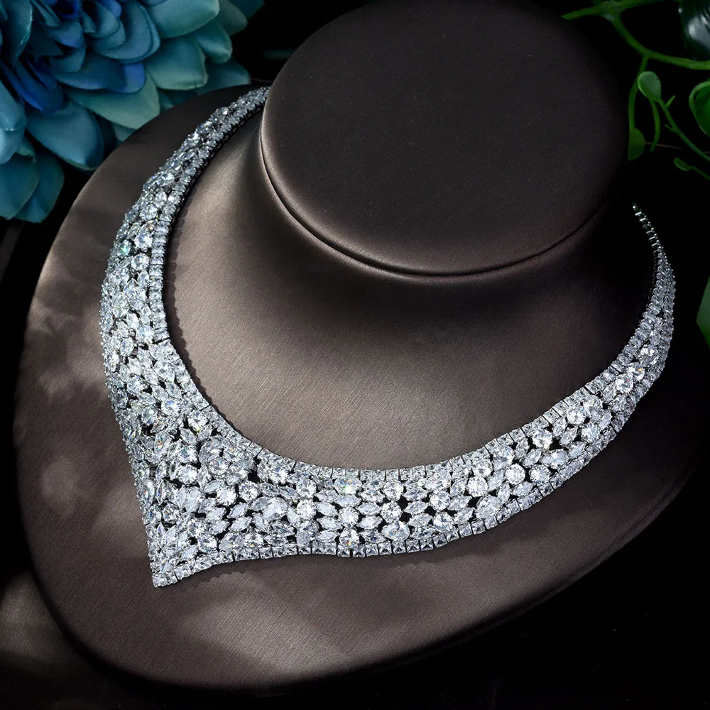 HIBRIDE 2020 модные африканские искусственные циркониевые украшения свадебные