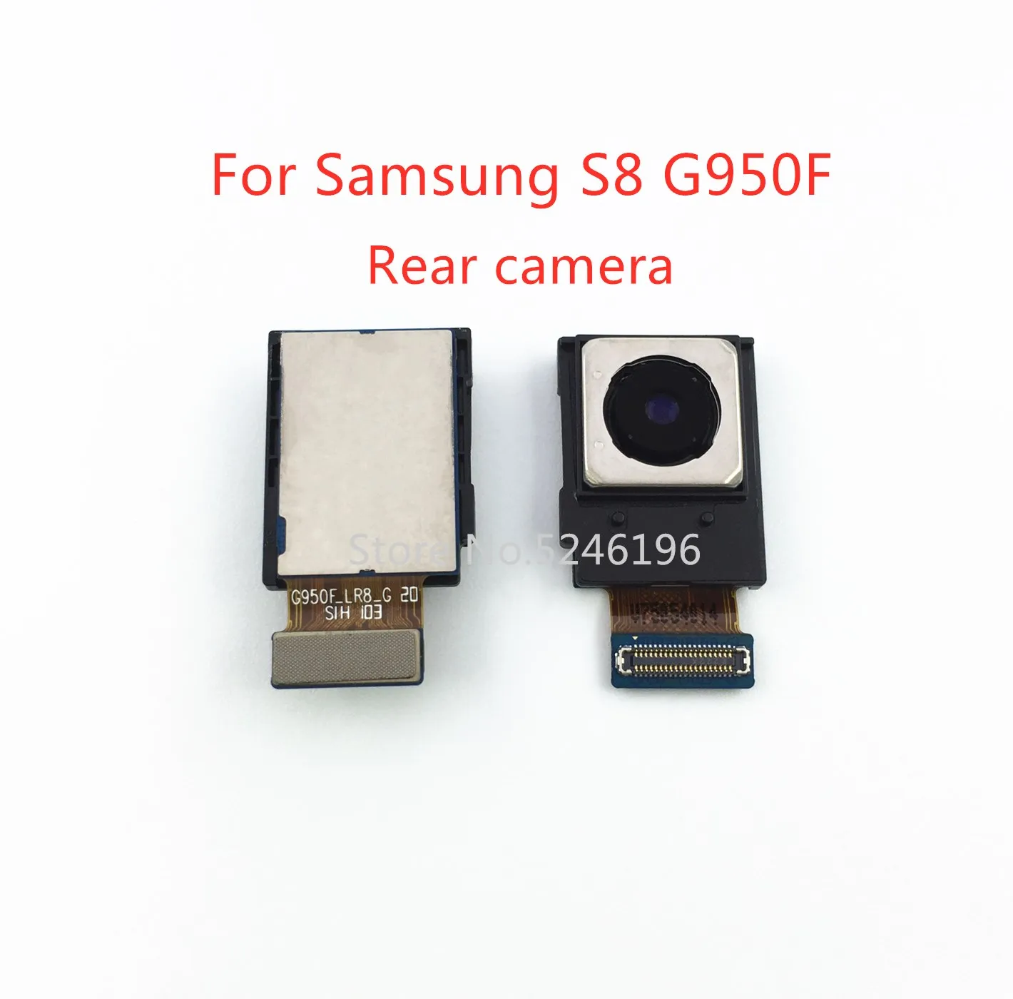 1 шт. для Samsung Galaxy S8 G950F G950FD G950N оригинальный задний модуль большой основной камеры