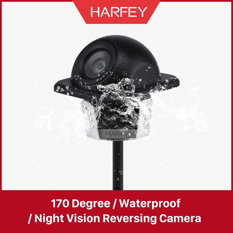 Harfey 170 Degree Reversing Camera Hi-definition Color CCD HD Backup With Waterproof Night Vision Car Parking Assistance system |