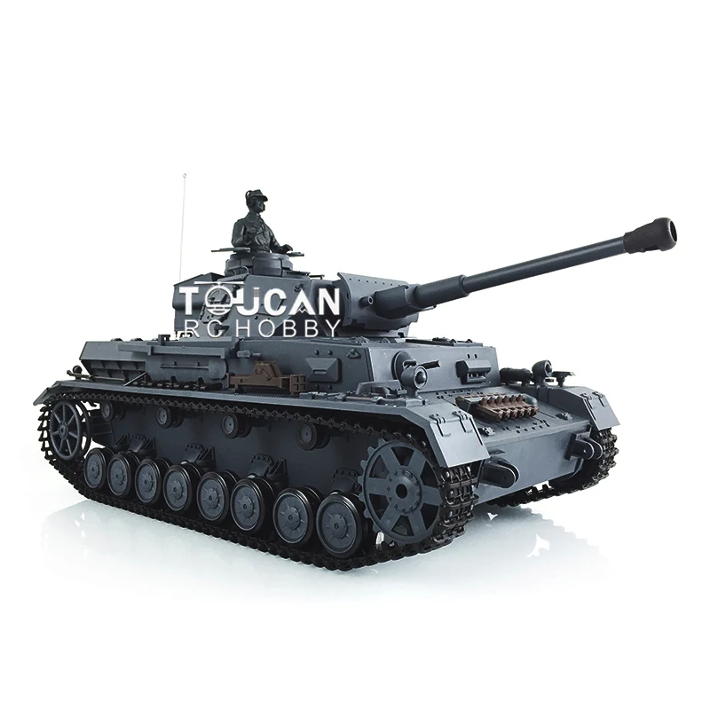 Игрушка для мальчиков 2 4 г длинная 1/16 шкала 3859 пластиковая немецкая Panzer IV F2 RTR