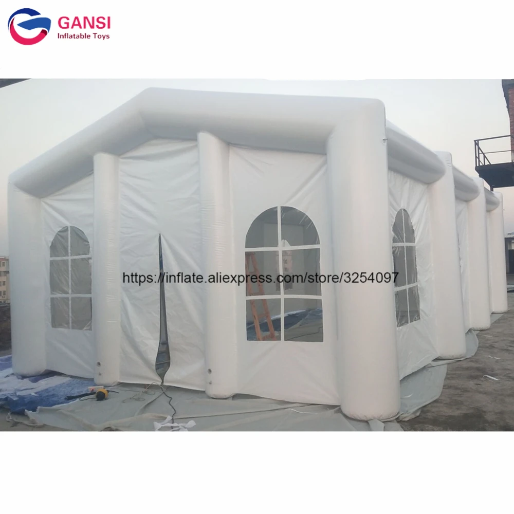 Бесплатная воздушный насос надувные вечерние событие палатка для торжественных