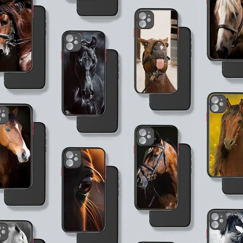 

Frederik The Great beauty horse Phone Case matte transparent For iphone 7 8 11 12 13 plus mini x xs xr pro max cover