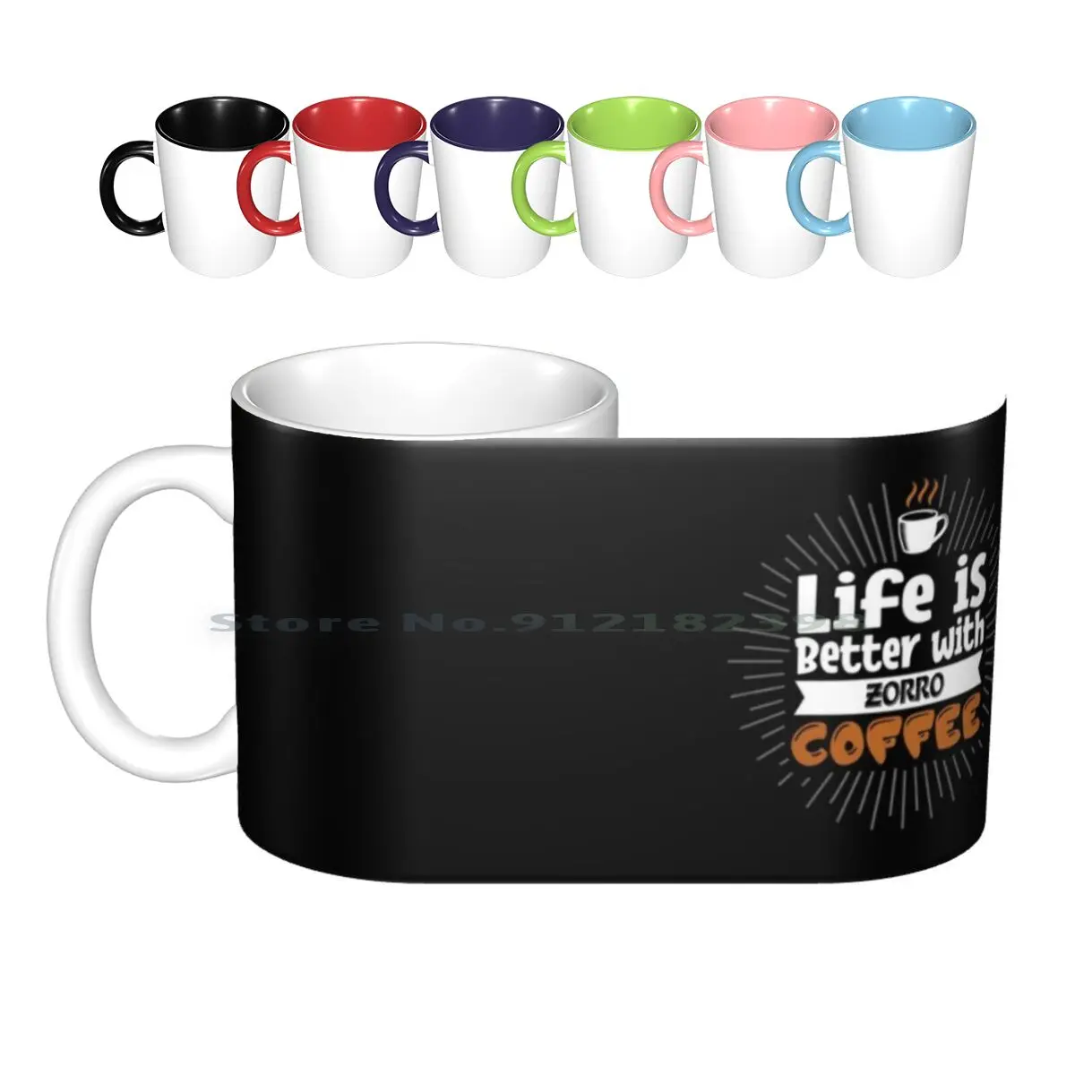 

Life Is Better With Zorro Coffee Ceramic Mugs Coffee Cups Milk Tea Mug Coffee Zorro I Love Coffee Coffee Funny Specialty Coffee