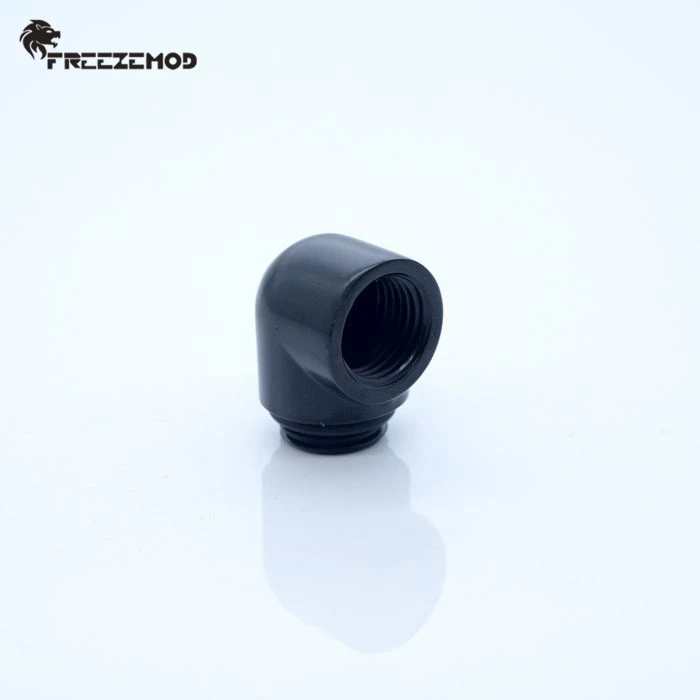 FREEZEMOD G1/4 ''резьба 90 градусов переходник для фитинга водные адаптеры охлаждения компьютера pc Кулер фитинг. NYWT-S90