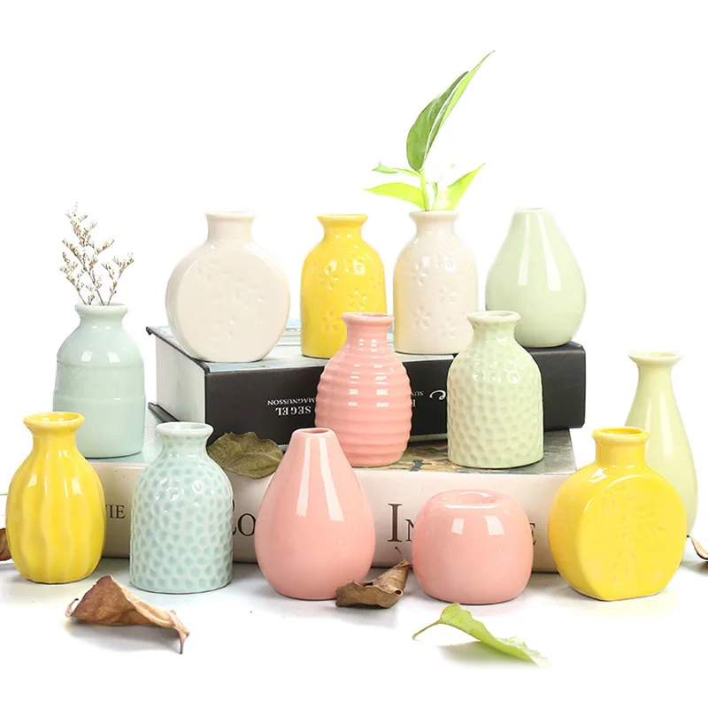 Креативная керамическая ваза Простая Офисная домашняя настольная декоративная