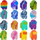 Пуш-ап с пузырьками для детей Простая улыбающегося Непоседа Pops игрушка для взрослых геймпад антистресс ручной пуш-ап пузыри сенсорная игрушка для детей аутизма нужно