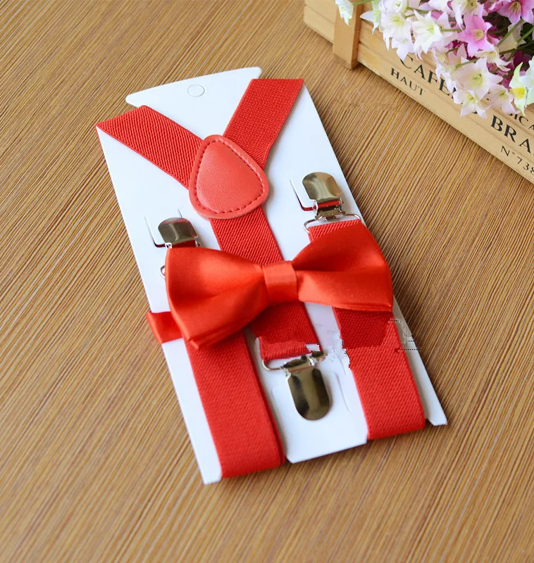 Новинка Эластичные подтяжки с 3 зажимами классические черные для детской одежды