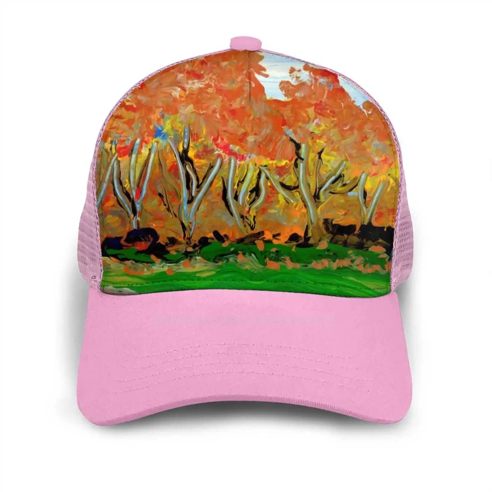 

Seven Orange Trees Hip Hop Fashion Cap Sports Curved Mesh Hat I Can 4 Isaac Isaac Slagle Handpainted Autism Art By Isaac
