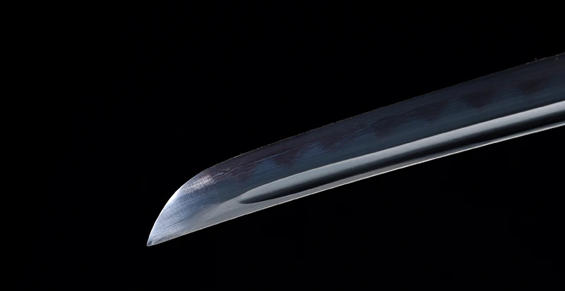 

Black Blade Series-Real Steel Handfroged Japanese Samurai Sword Full Tang Sharpness Ready For Cutting-41'' Katana-Free Shipping