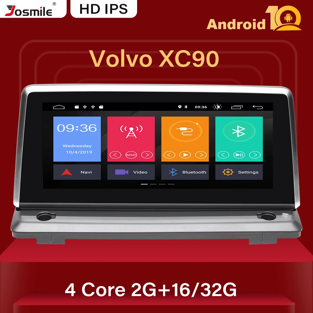 Автомагнитола IPS DSP Android 10 0 для Volvo XC90 2007 2013 мультимедийный плеер с GPS навигацией