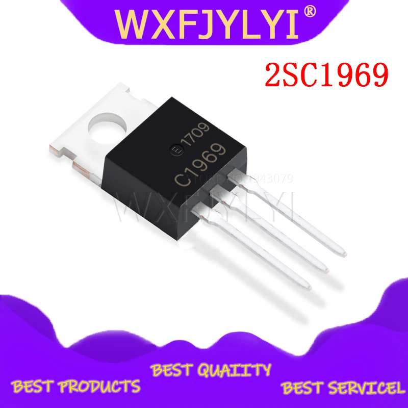 10 шт. 2SC1969 C1969 TO 220 RF Мощность HF/VHF транзистор EPITAX|Интегральные схемы| |