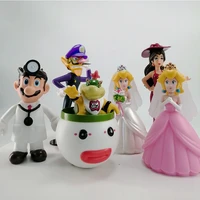 super mario doll doll hand made ornaments mario brothers cartoon game character luigi yoshi bowser wario peach birthday gifts