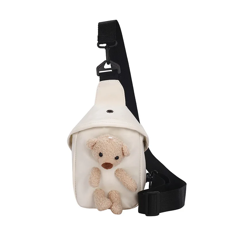 

Victory Bear Women's Bag 2021 New Chest Bag Crossbody Canvas Small Cloth Bag Shoulder Messenger Bags For Women