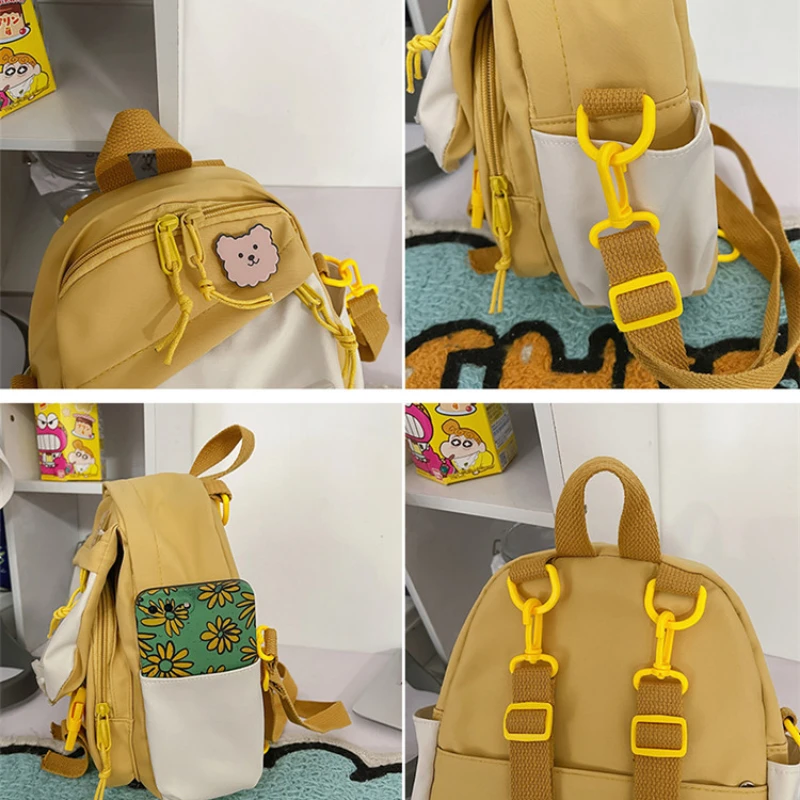 

2021 New Women Mini Backpack Fashion Cute Women Nylon Backpacks Waterproof Travel Backpacks Multifunction Women Back Bag