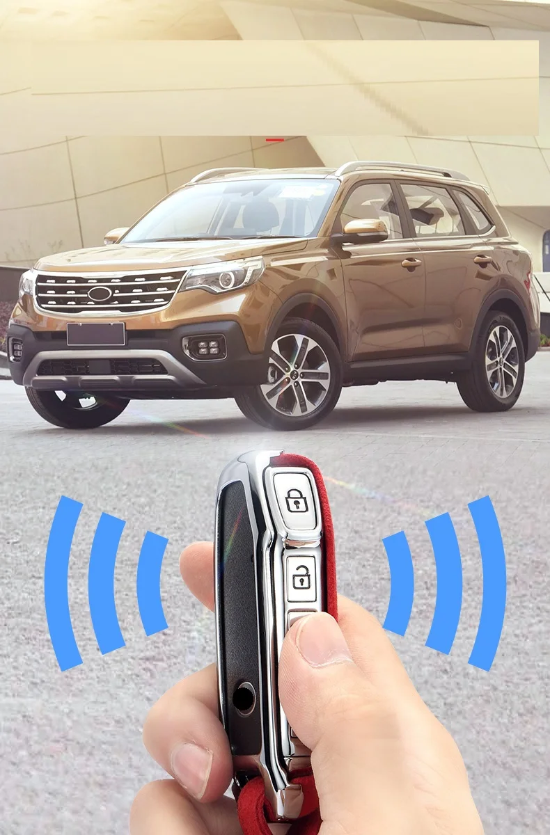 Автомобильный Брелок дистанционного управления с ключом чехол Чехол оцинкованный сплав для Kia Sportage Ceed Sorento Cerato Forte автомобильные аксессуары