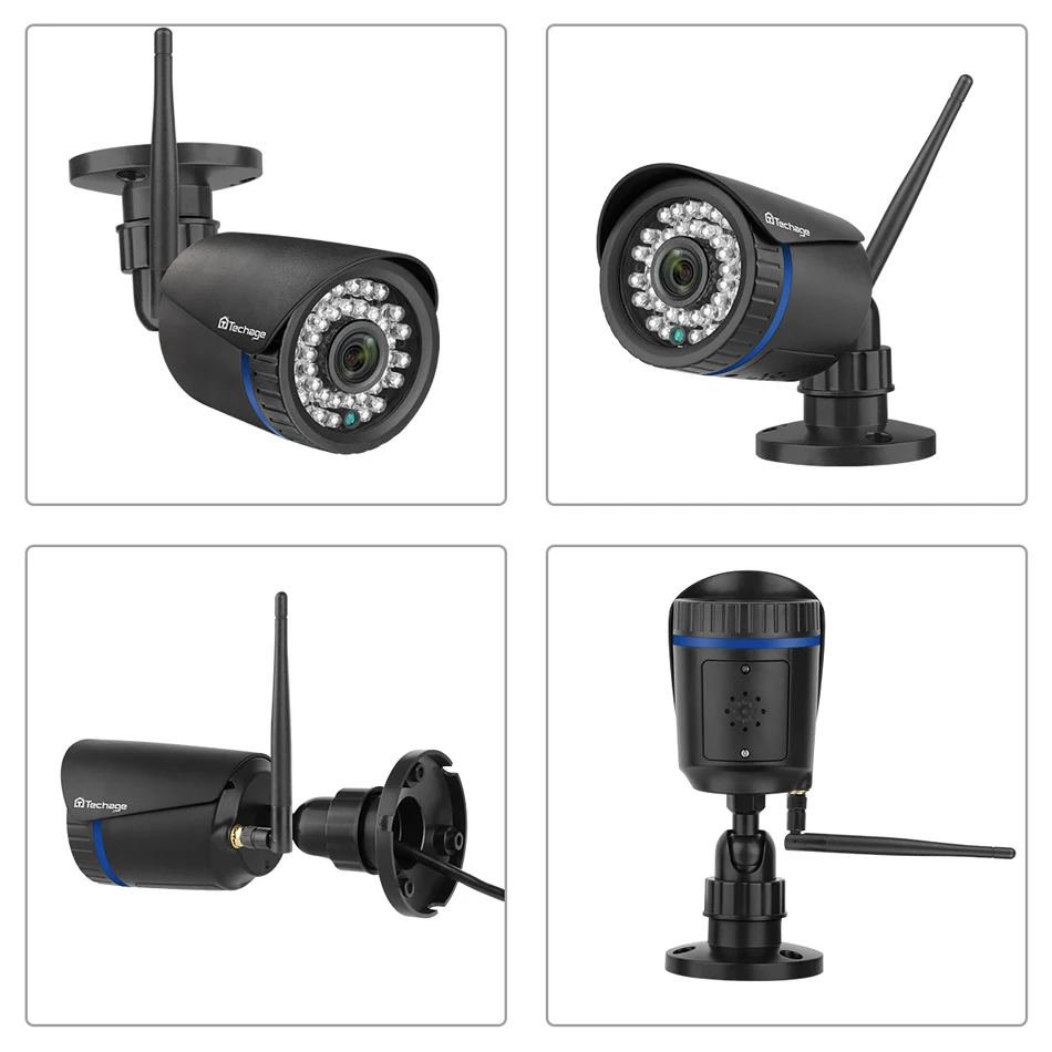 Techage 1080P IP Камера Wi Fi двухстороннее аудио Беспроводной видеонаблюдения CCTV уличная