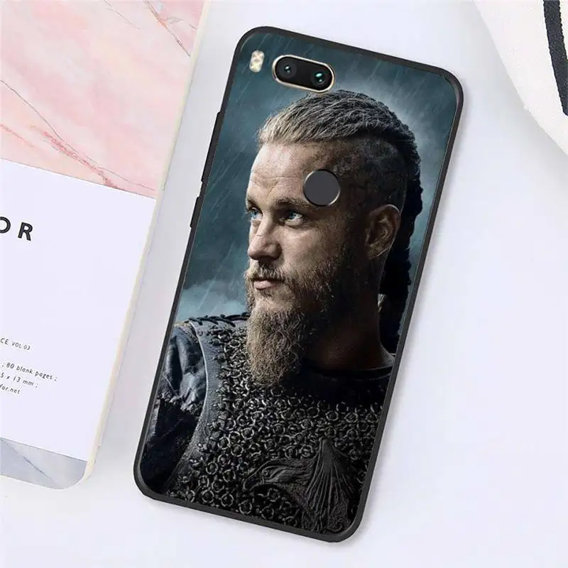 

vikings Ragnar Lothbrok Phone Case For Xiaomi Redmi note 7 8 9 t max3 s 10 pro lite Luxury brand shell funda coque