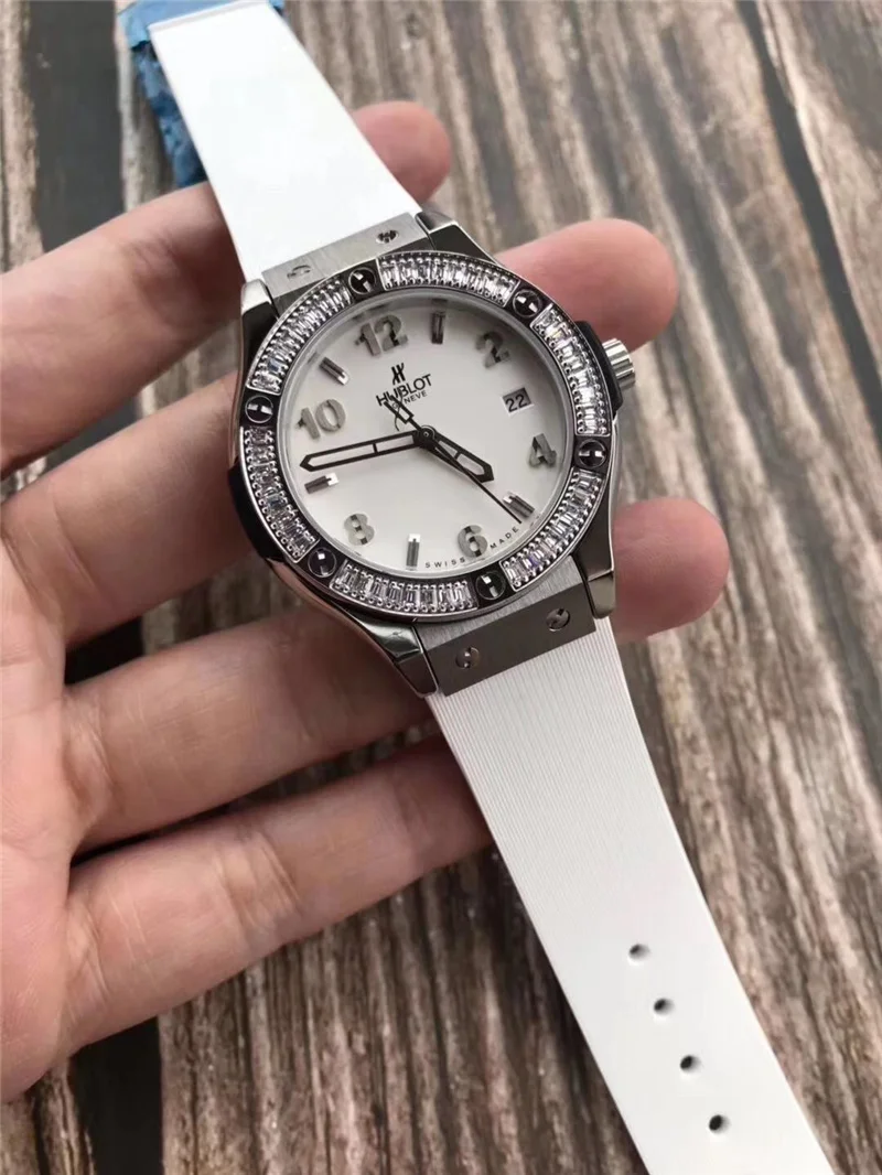 

HB Luxury Brand quartz Mens Watches Mechanical Wristwatches Stainless Steel Strap men's wristwatch classic business dress