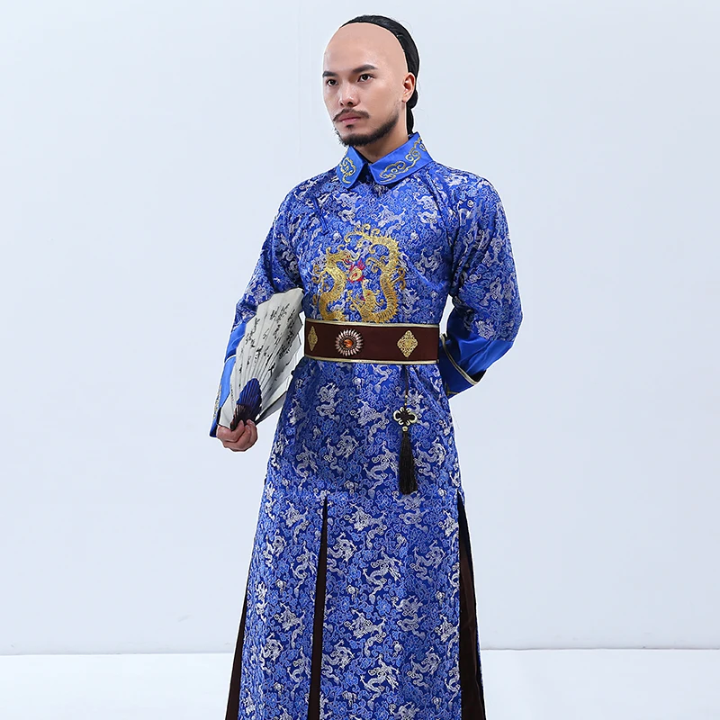 

Hanfu Men cosplay china emperor Prince Clothing suit Chinese court clothing TV series ancient costume Traditional Dragon Robe