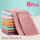 Полотенце из микрофибры для чистки стекла, зеркала, кухонные салфетки для мытья стекол, вина, инструменты для чистки окон автомобиля