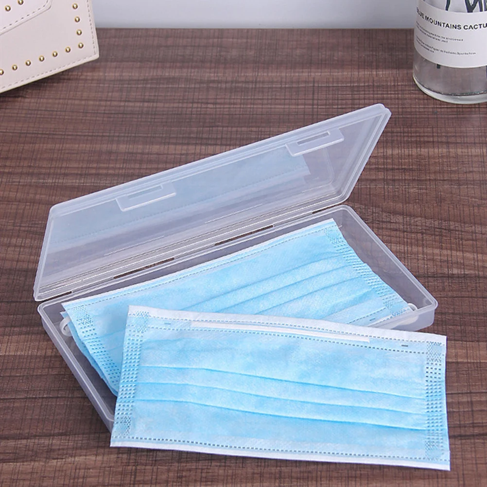 Прозрачный пылезащитный чехол для хранения маски пластиковый органайзер