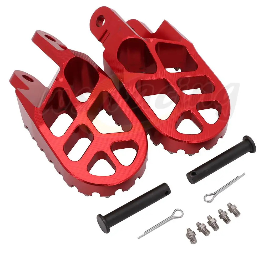 

Motorcycle Foot Pegs Pedal Footrest Footpegs For HONDA XR80RB XR85RB XR250R XR400R 600R 650L 650R CRF230L XRF 1000L DTC KLX