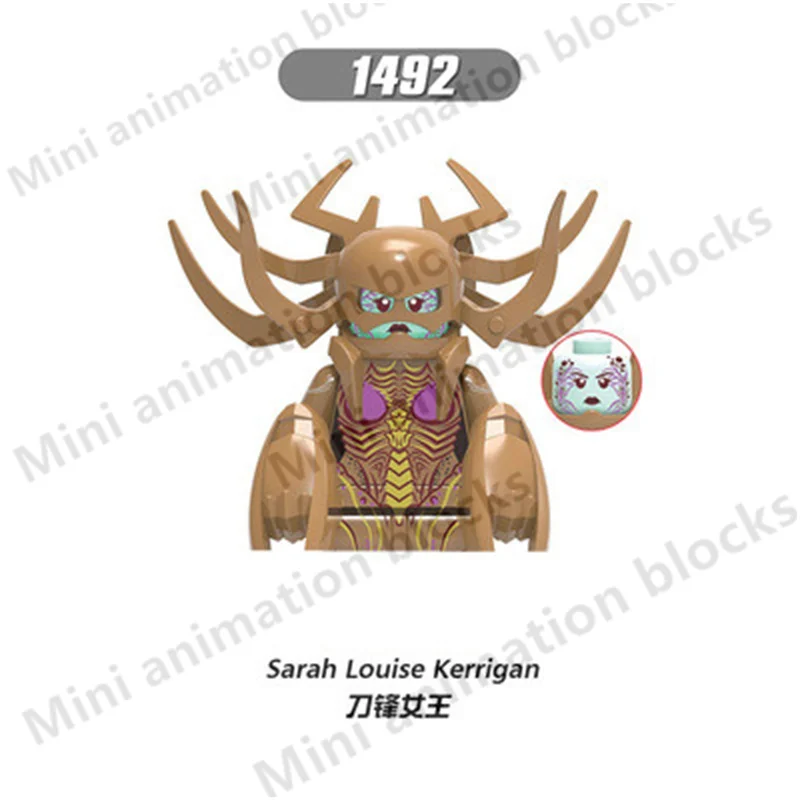 8 шт. Детский конструктор X0285 Warcraft hell roar Queen of the blade Ashe Penson | Игрушки и хобби