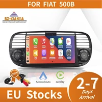 in stock android 11 quad core car dvd media player for fiat 500 radio gps dps wifi 3g bluetooth steering wheel control