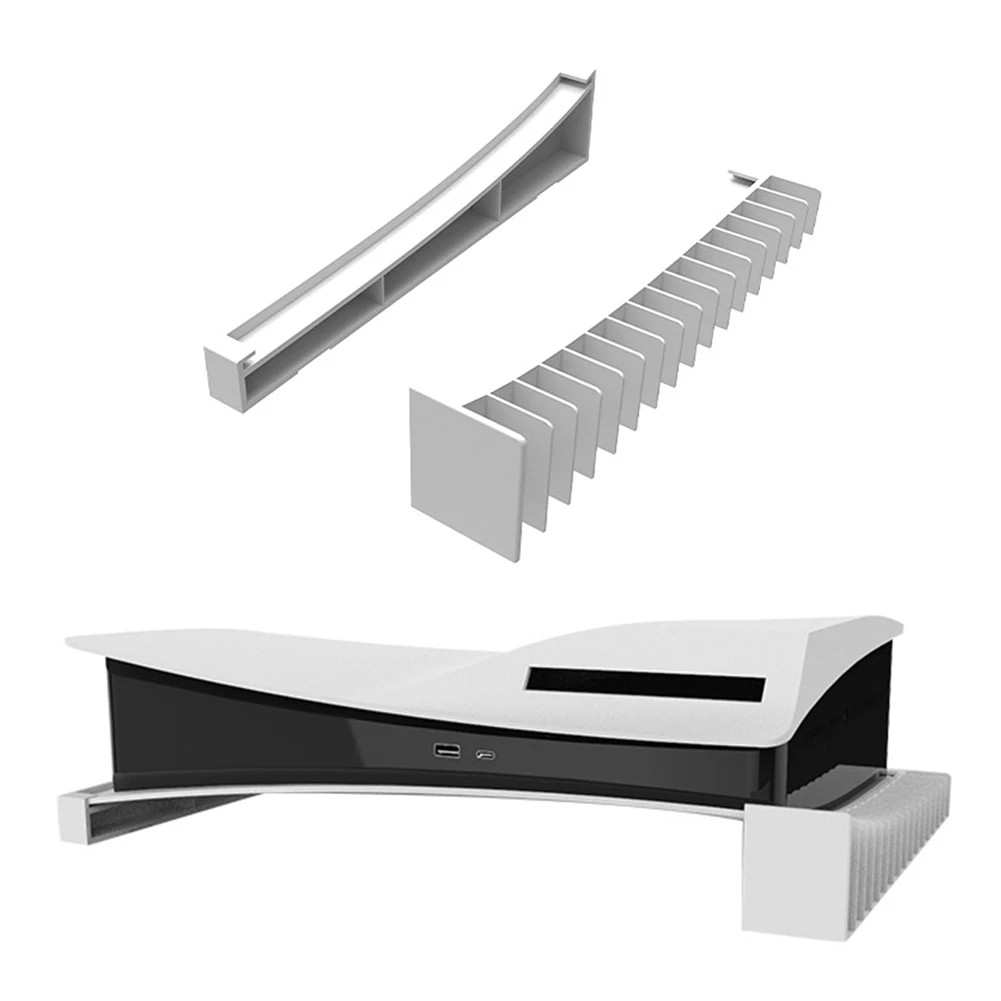 

2pcs/set Horizontal Storage Stand for PS5 Digital PS5 Optical Version Edition Game Console Dock Accessories Mount Display Holder
