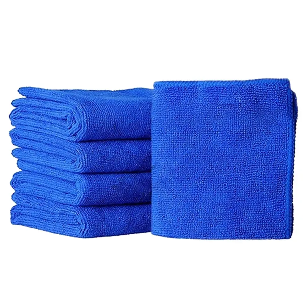 

5Pcs Fabulous Great Blue Wash Cloth Car Auto Care Microfiber Cleaning Towels