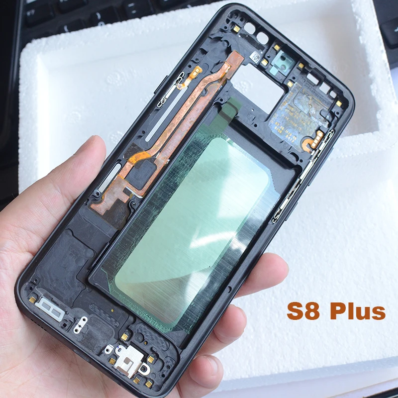 

Оригинальный корпус для телефона Samsung Galaxy S8 G950 G950F S8 Plus G955 G955F, Новая рамка