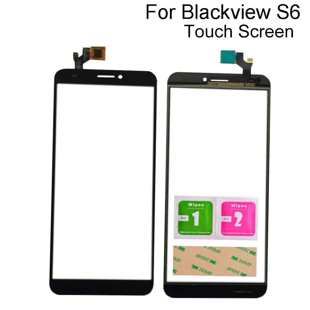 Сенсорная панель экрана для Blackview S6 сенсорная линза дигитайзер сенсорный экран