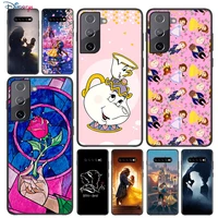 soft cover beauty and the beast for samsung galaxy s21 s20 fe ultra s10 s10e lite s9 s8 s7 edge plus phone case
