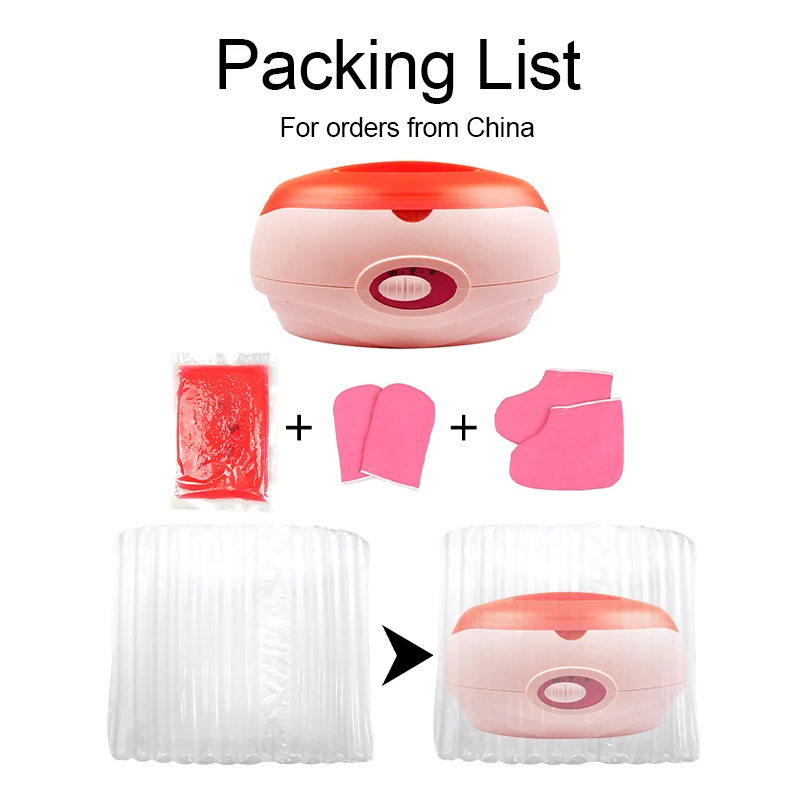 Набор парафиновых восковых нагревателей с ручными перчатками для ног система